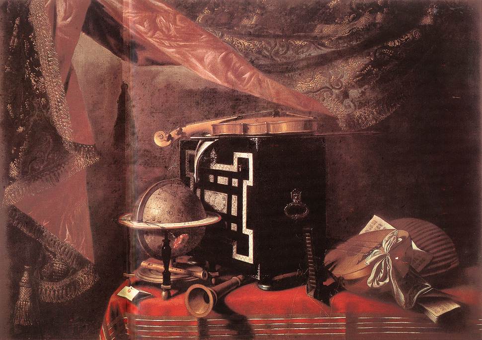 BASCHENIS, Evaristo Still-life with Instruments ll